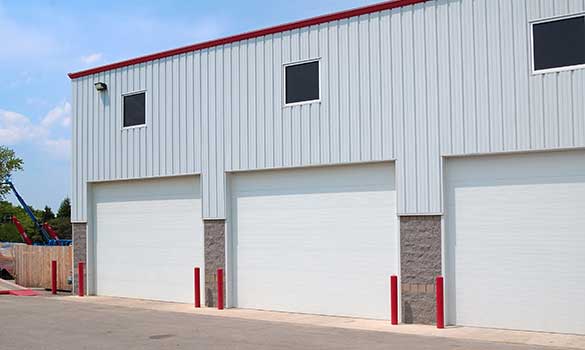 Ribbed Steel Pan Doors